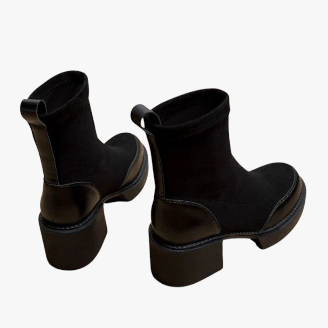 Bottines Femme à Talons Hauts avec Finition Lisse et Design Chic 5