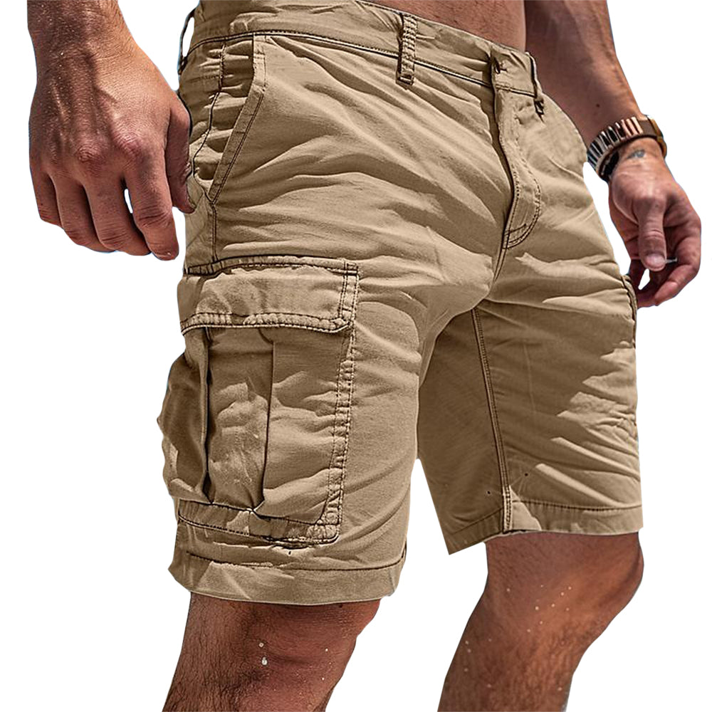 Homme Short Cargo Utilitaire avec Poches Latérales