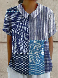 Rayures bleues