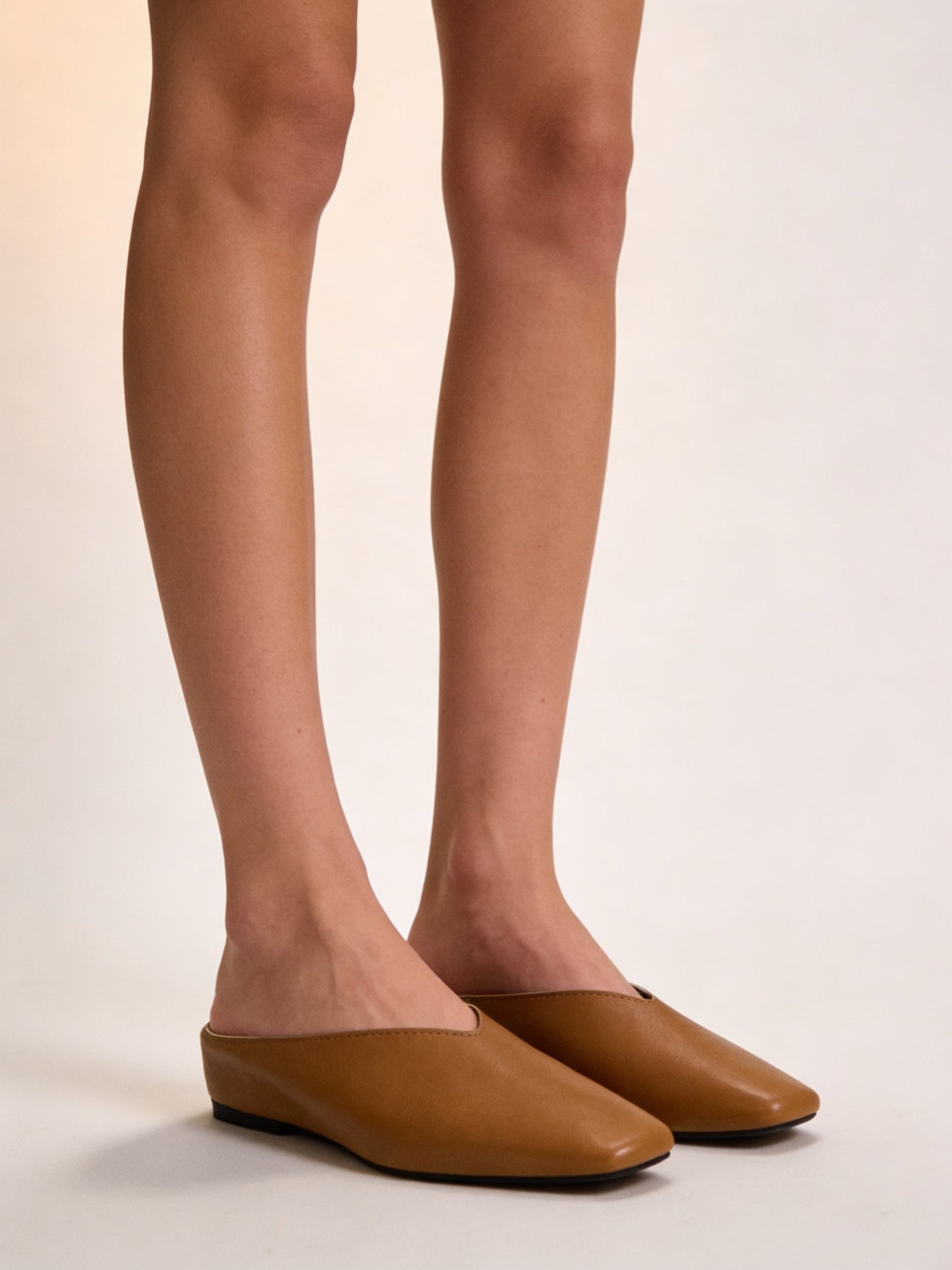 Femme Mules Métalliques à Bout Carré et Talon Invisible 10