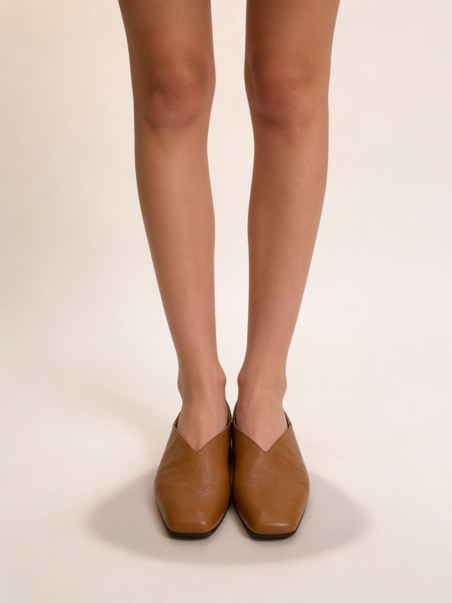 Femme Mules Métalliques à Bout Carré et Talon Invisible 15