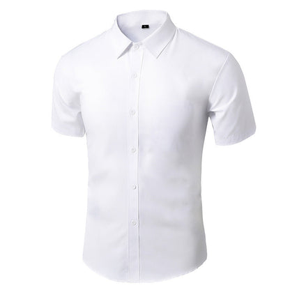 Homme Chemise Habillée Manches Longues et Courtes Slim Fit sans Repassage