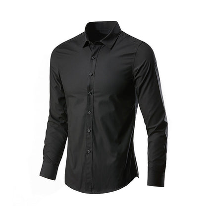 Homme Chemise Habillée Manches Longues et Courtes Slim Fit sans Repassage