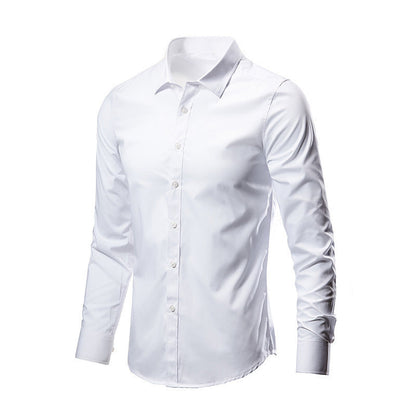 Homme Chemise Habillée Manches Longues et Courtes Slim Fit sans Repassage
