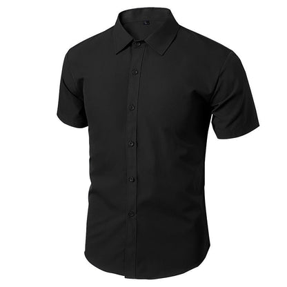 Homme Chemise Habillée Manches Longues et Courtes Slim Fit sans Repassage