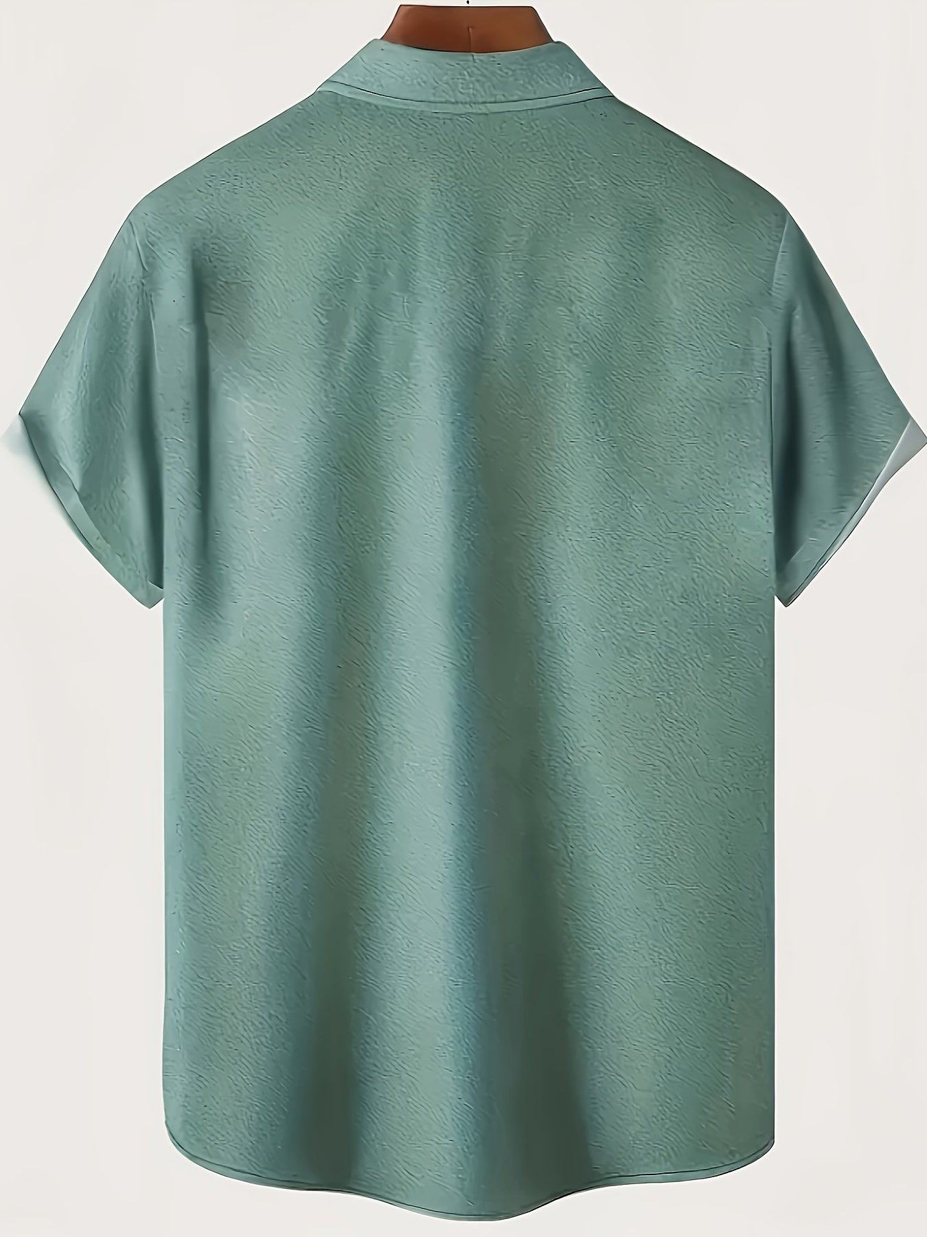 Homme Chemise Manches Courtes Rétro Tropical avec Imprimé Toucan et Rayures