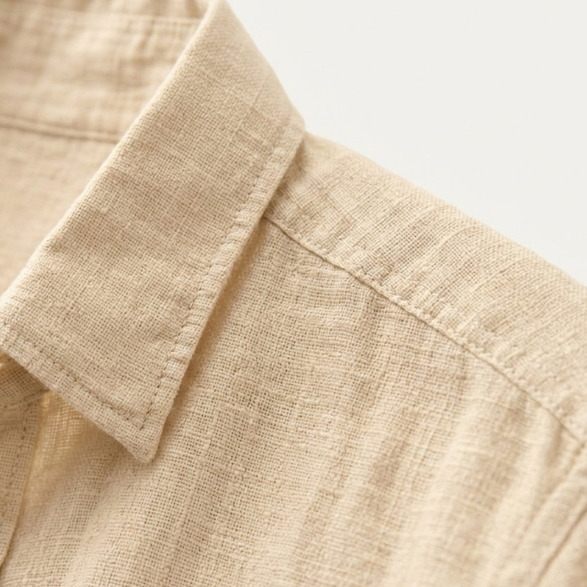 Homme Chemise Manches Longues à Col Classique et Boutonnage Devant Relaxed Fit