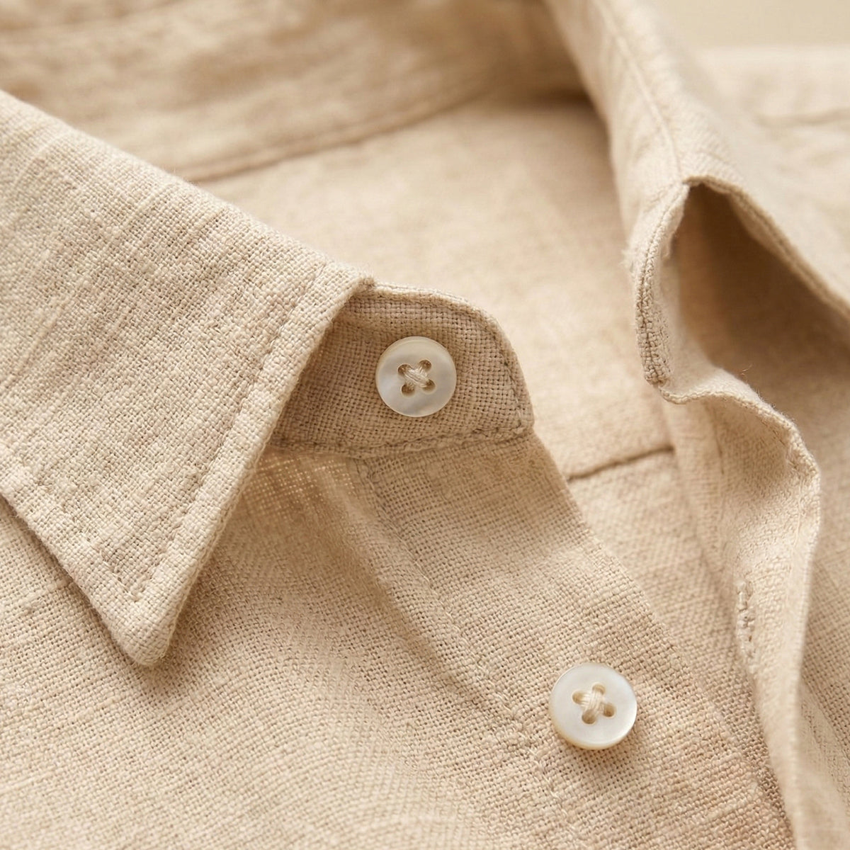Homme Chemise Manches Longues à Col Classique et Boutonnage Devant Relaxed Fit