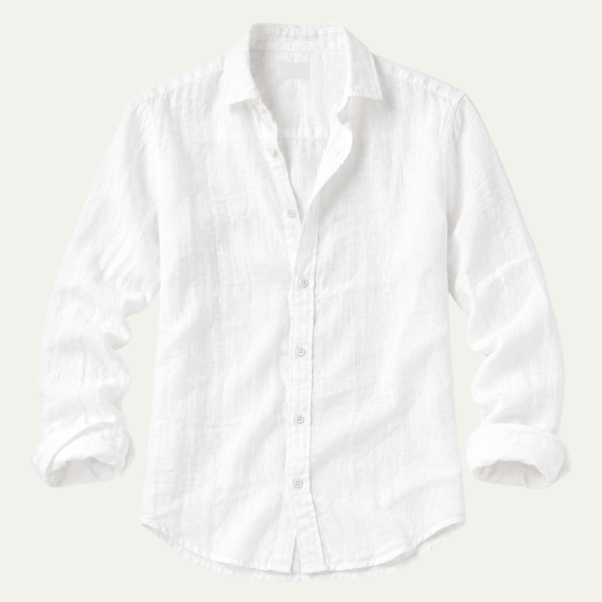 Homme Chemise Manches Longues à Col Classique et Boutons