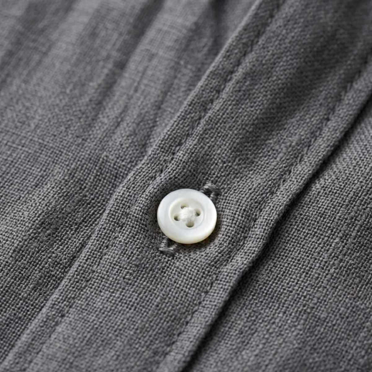 Homme Chemise Manches Longues avec Col Classique et Boutons