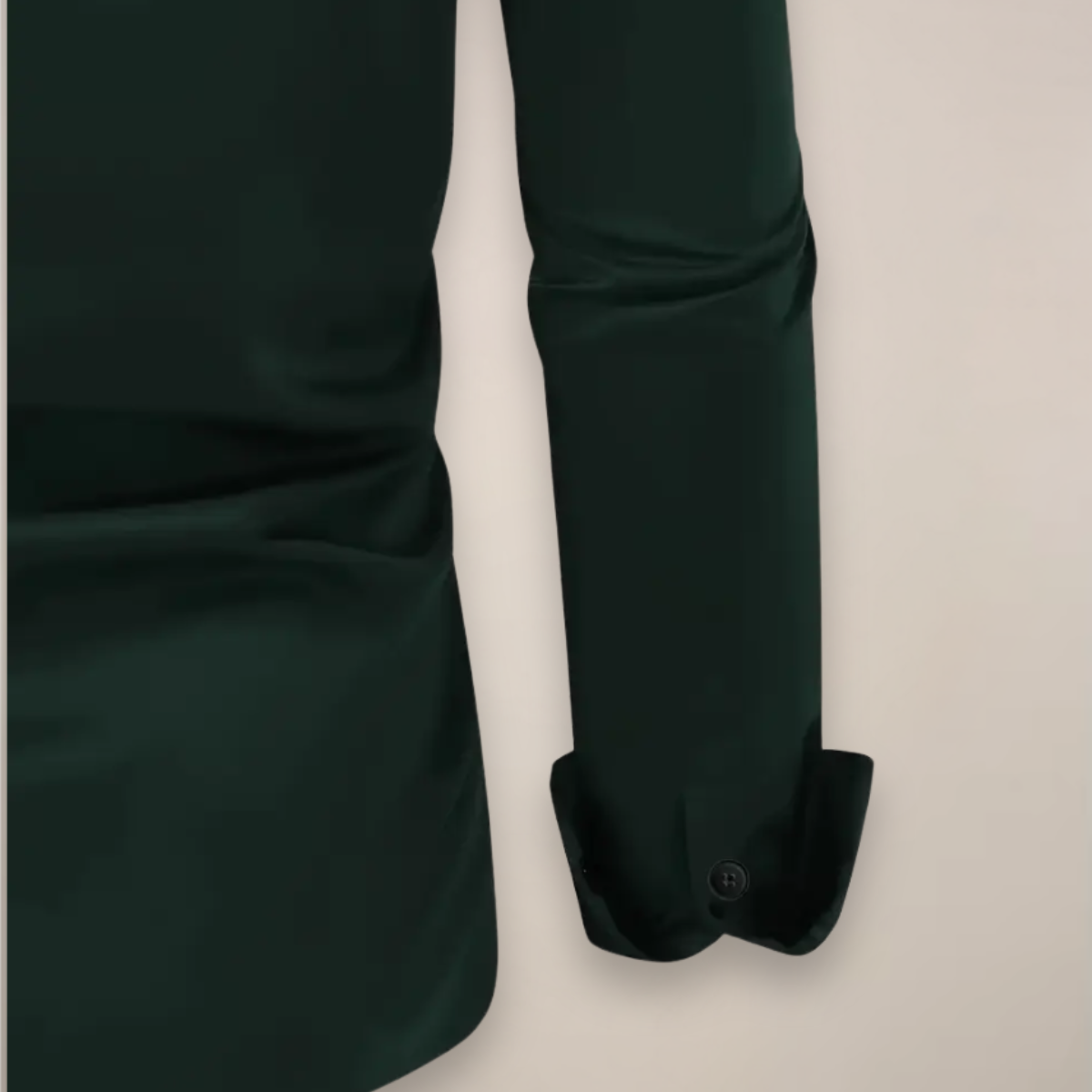 Homme Chemise Manches Longues Col Cranté Coupe Régulière