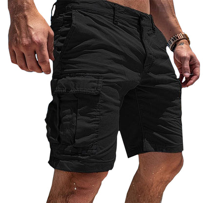 Homme Short Cargo Utilitaire avec Poches Latérales