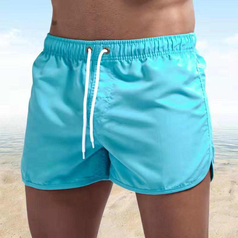 Homme Short de Bain Court avec Cordon Ajustable