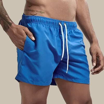 Homme Short de Bain Court avec Poches et Cordon de Serrage