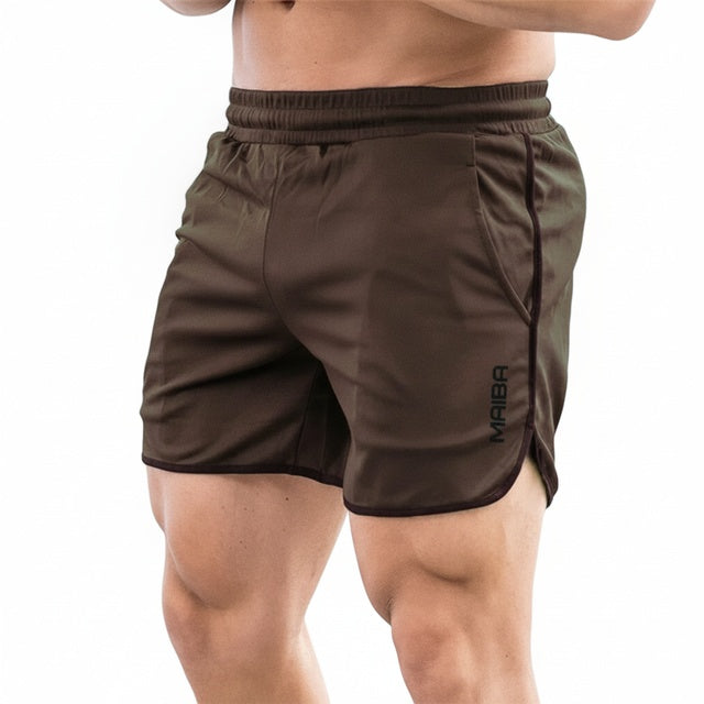 Homme Short de Sport Slim Fit avec Ceinture Élastique