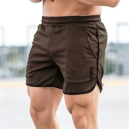 Homme Short de Sport Slim Fit avec Ceinture Élastique