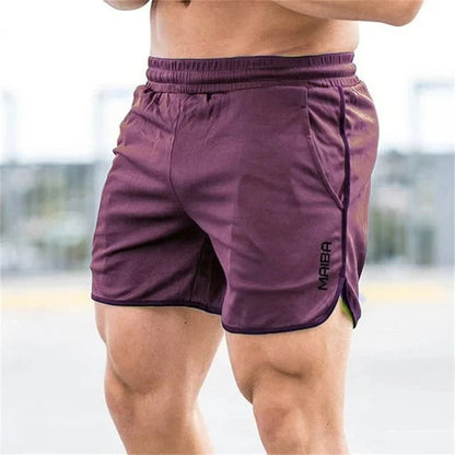 Homme Short de Sport Slim Fit avec Ceinture Élastique