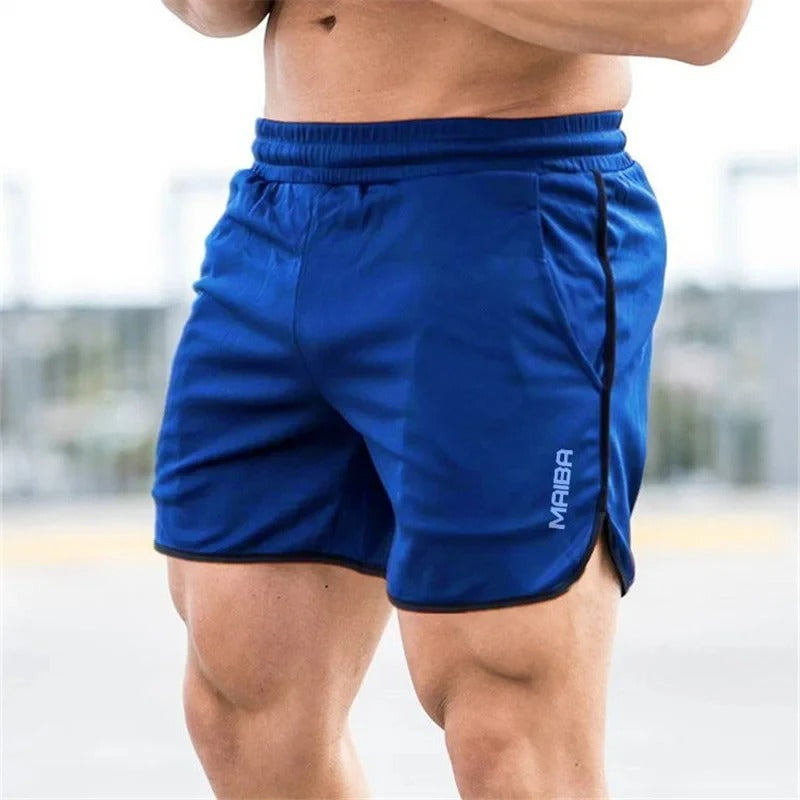 Homme Short de Sport Slim Fit avec Ceinture Élastique