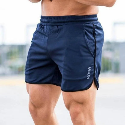 Homme Short de Sport Slim Fit avec Ceinture Élastique