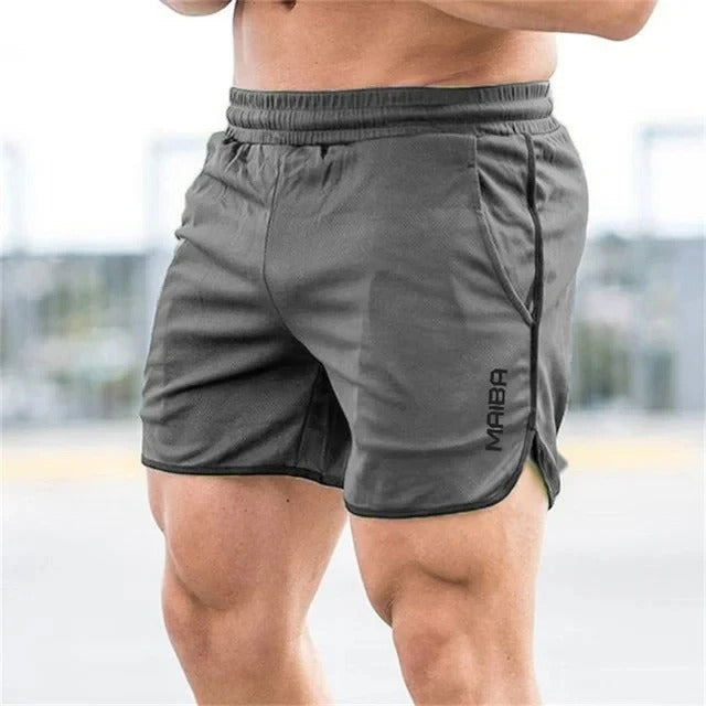 Homme Short de Sport Slim Fit avec Ceinture Élastique
