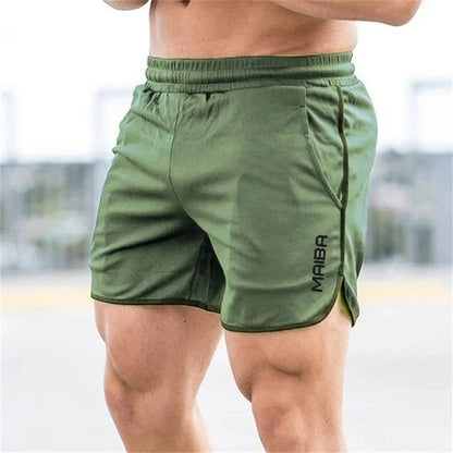 Homme Short de Sport Slim Fit avec Ceinture Élastique