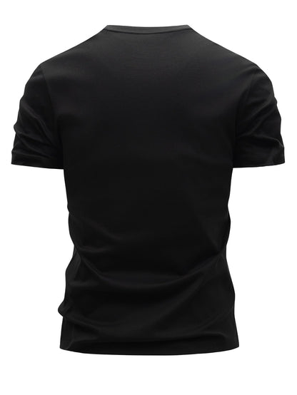 Homme T-Shirt Manches Courtes Col Rond avec Imprimé Vintage