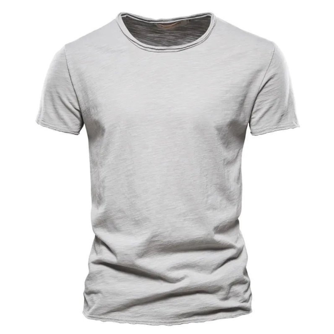 Homme T-Shirt Manches Courtes Col Rond Slim Fit