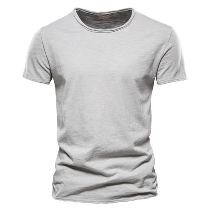 Homme T-Shirt Manches Courtes Col Rond Slim Fit