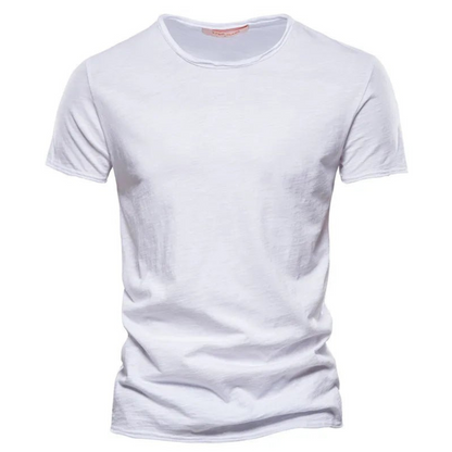 Homme T-Shirt Manches Courtes Col Rond Slim Fit