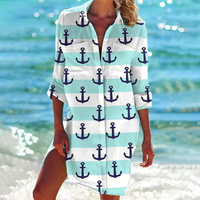 Mint green anchor