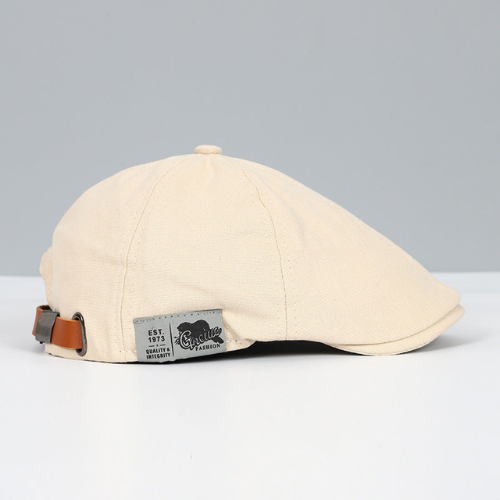 Unisexe Casquette Plate Style Gavroche avec Sangle Réglable