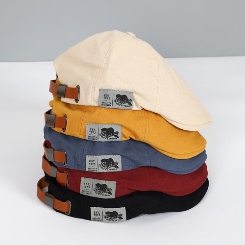 Unisexe Casquette Plate Style Gavroche avec Sangle Réglable