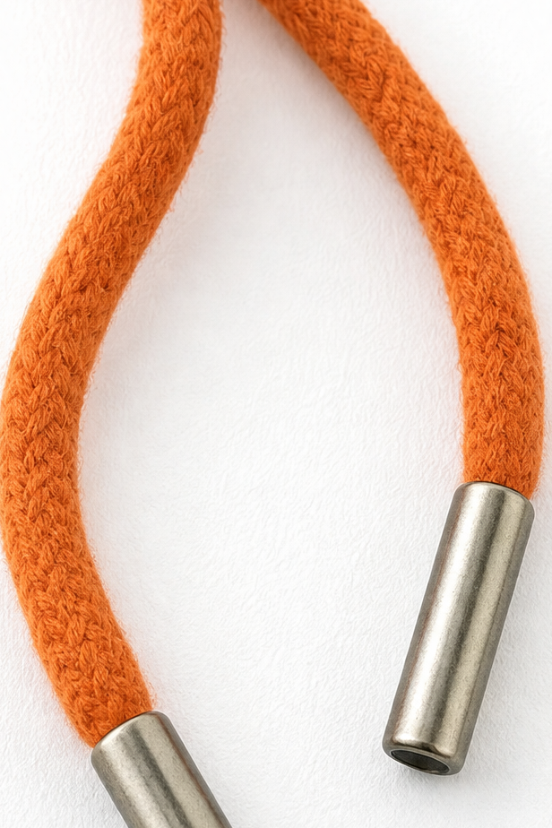Women's Drawstring Hooded Sweater with V-Neck and Ribbed Hem