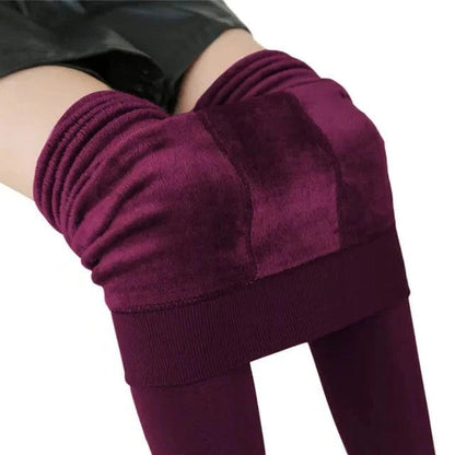 Women's High-Waisted Fleece Lined Leggings