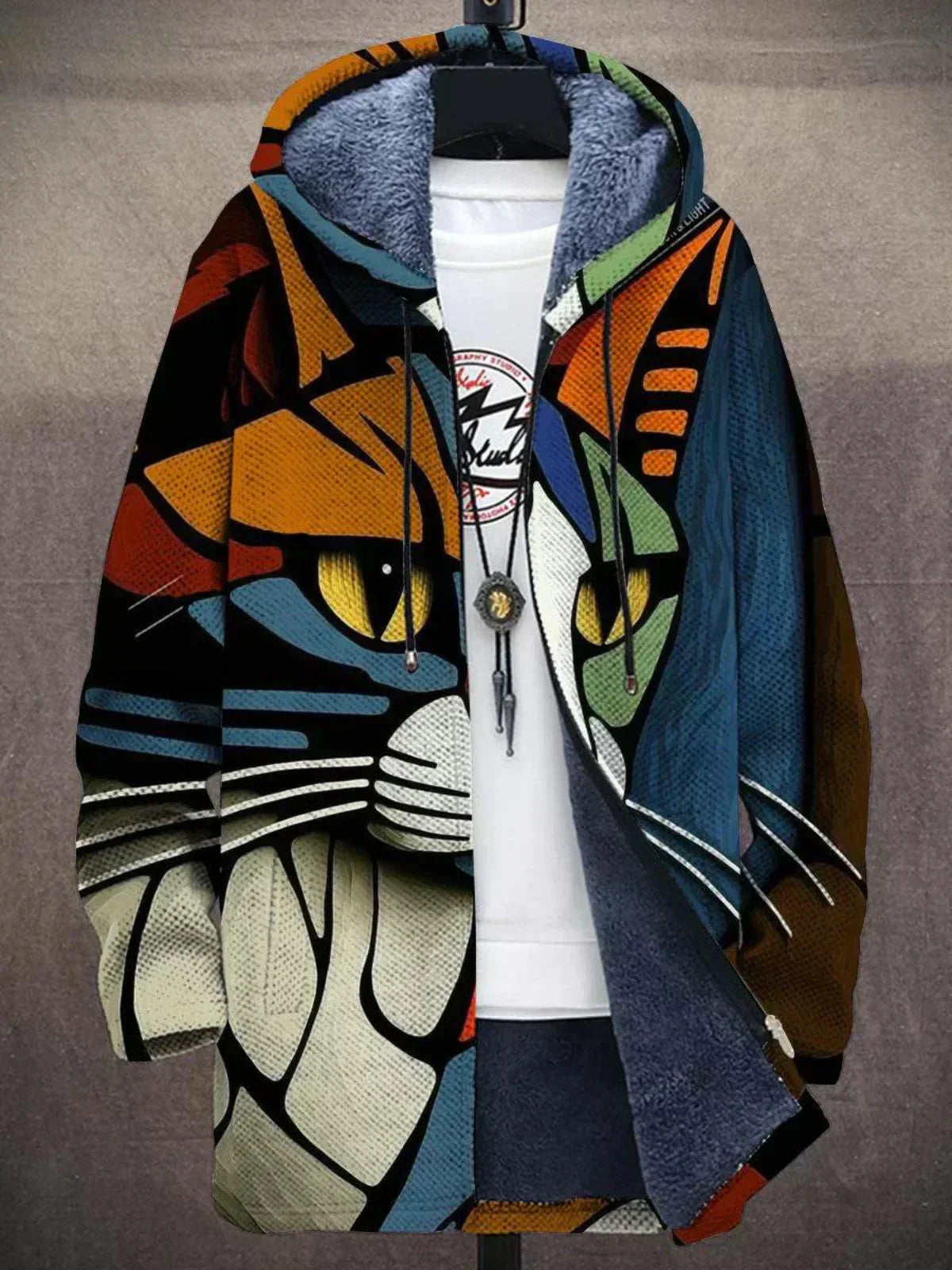 Women's Oversized Zip Cardigan with Hood