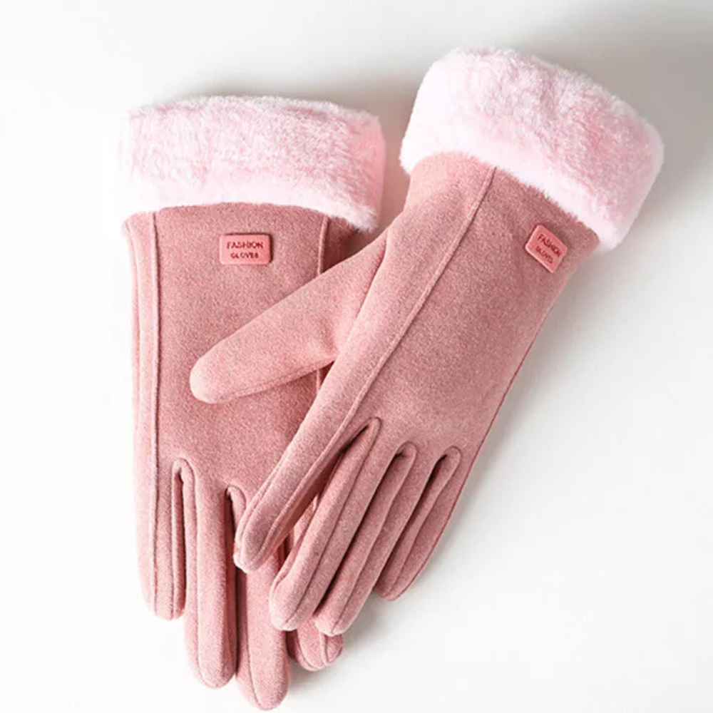 Women's Touchscreen Winter Gloves with Plush Cuff