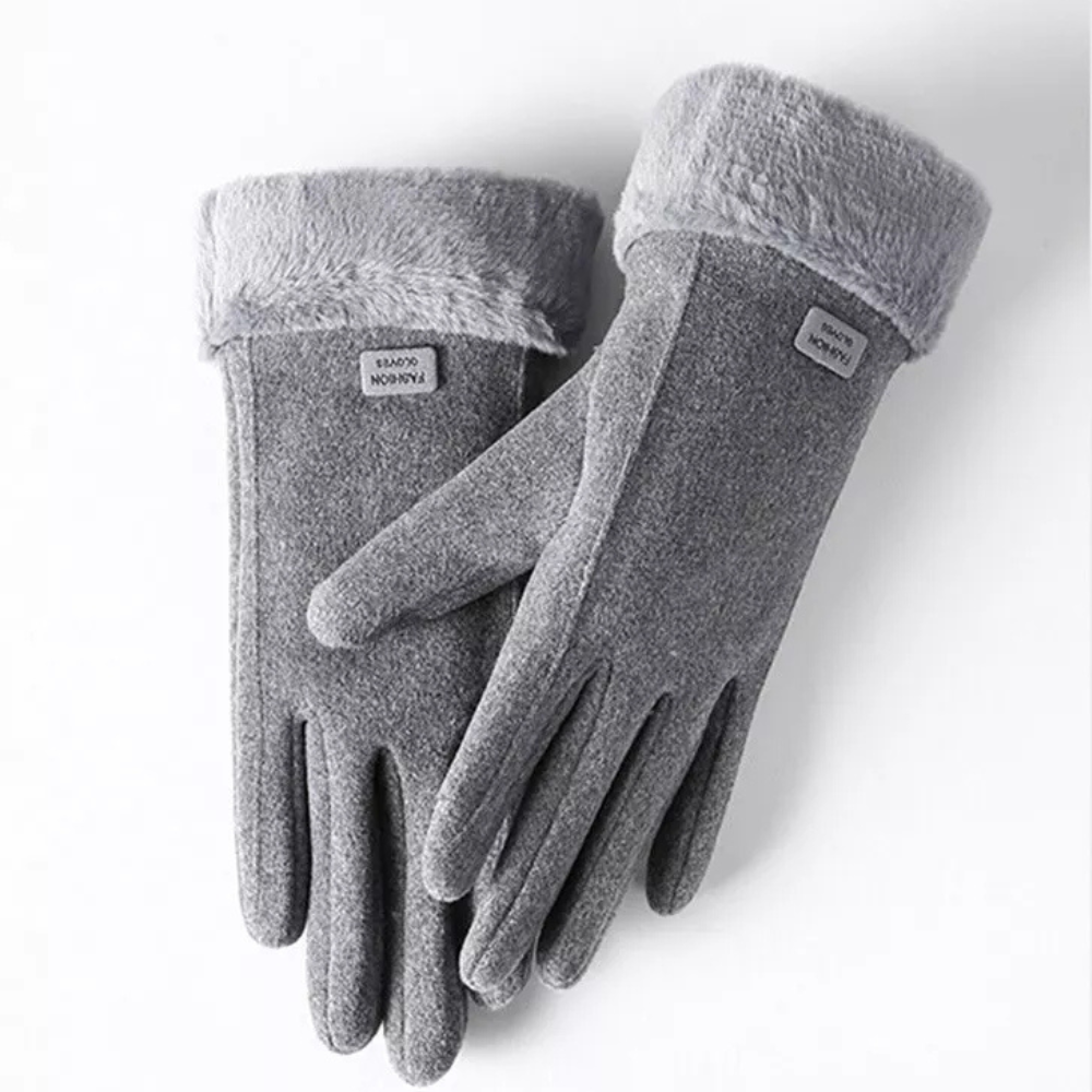 Women's Touchscreen Winter Gloves with Plush Cuff