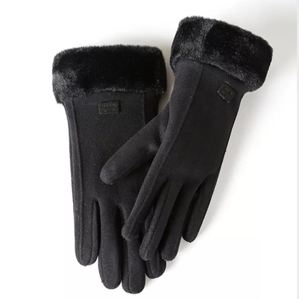 Women's Touchscreen Winter Gloves with Plush Cuff