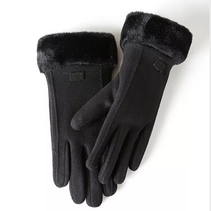 Women's Touchscreen Winter Gloves with Plush Cuff