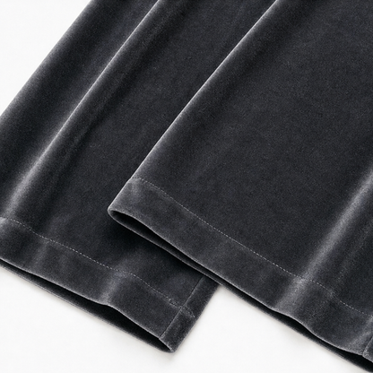 Women's Wide-Leg High-Waisted Trousers with Pleated Front